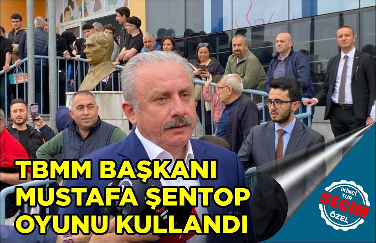 TBMM BAŞKANI MUSTAFA ŞENTOP OYUNU ÜSKÜDAR’DA KULLANDI