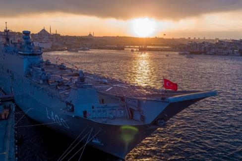 TCG Anadolu Sarayburnu’ndan ‘planlı’ ayrılıyor