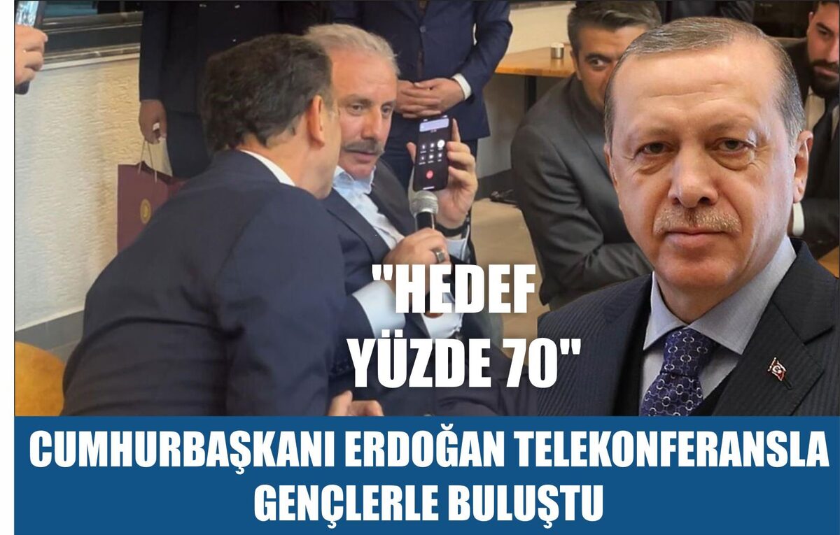 TELEKONFERANSLA GENÇLERLE BULUŞAN CUMHURBAŞKANI ERDOĞAN: “HEDEF YÜZDE 70”