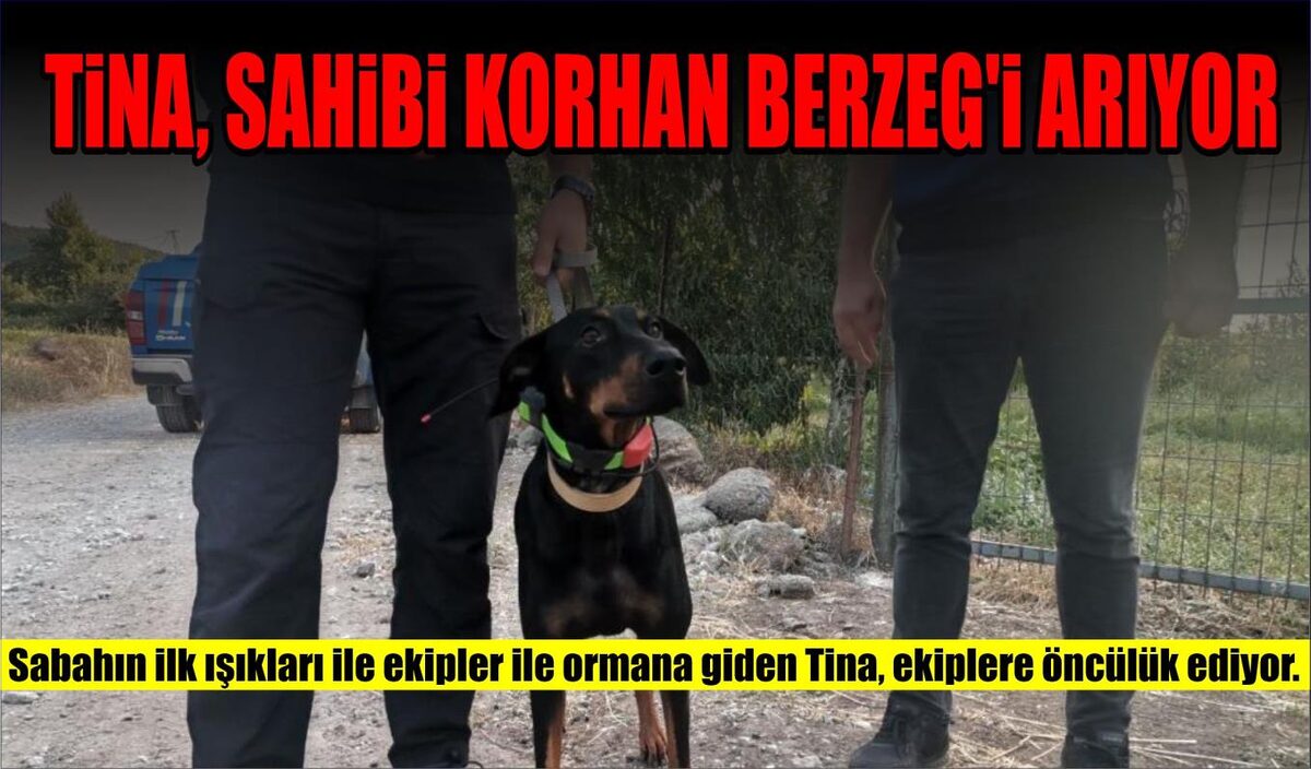 TİNA, SAHİBİ KORHAN BERZEG'İ ARIYOR  