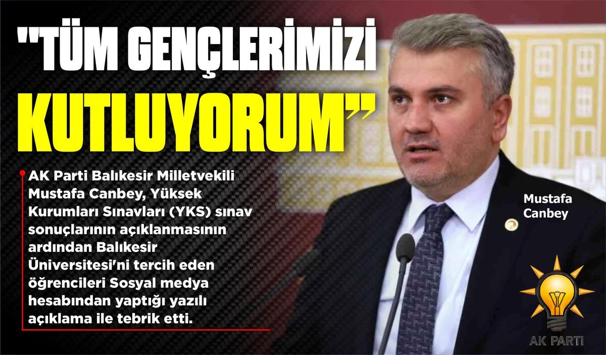 TÜM GENÇLERİMİZİ KUTLUYORUM