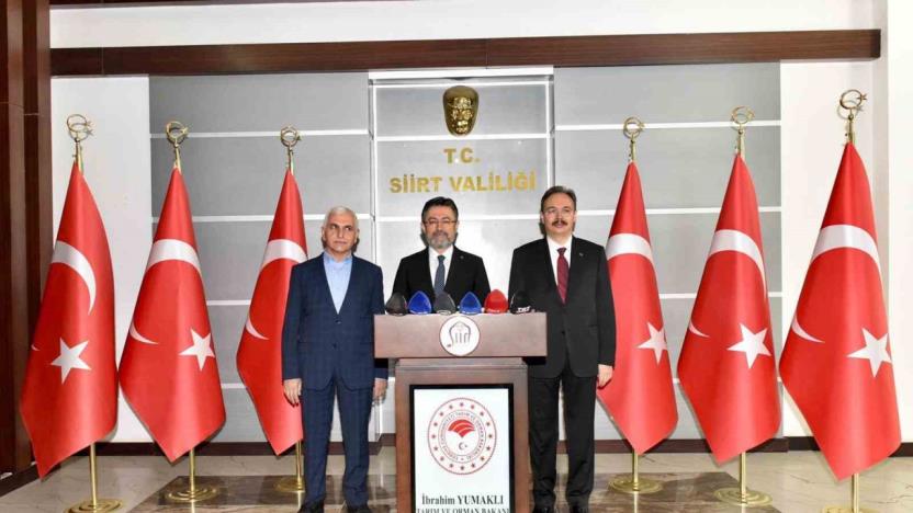 Tarım ve Orman Bakanı İbrahim Yumaklı Siirt’te