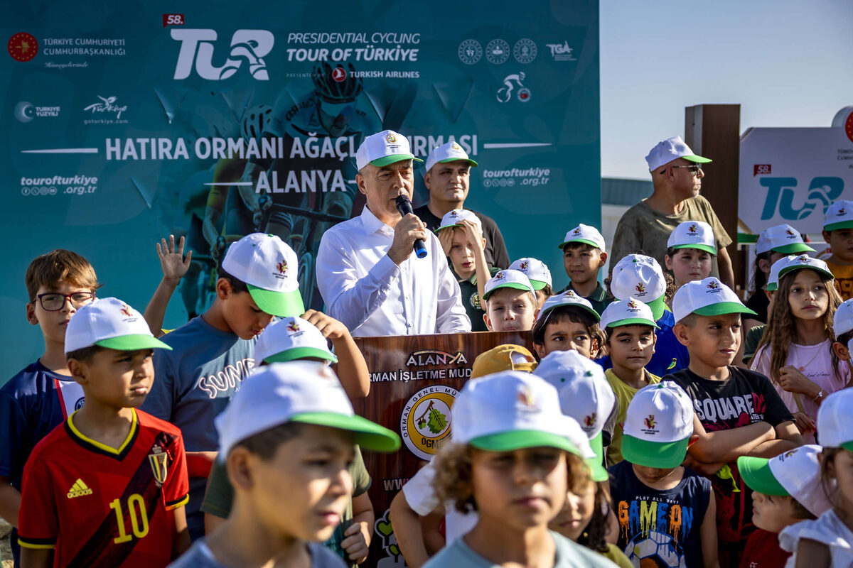 Turkiye Bisiklet Turu Hatira Ormani olusturuldu - Marmara Bölge: Balıkesir Son Dakika Haberleri ile Hava Durumu