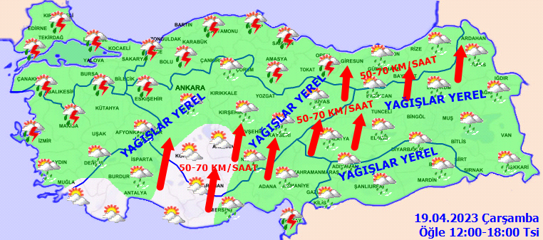 Turkiyede bugun kuvvetli yagis ve firtinaya dikkat - Marmara Bölge: Balıkesir Son Dakika Haberleri ile Hava Durumu