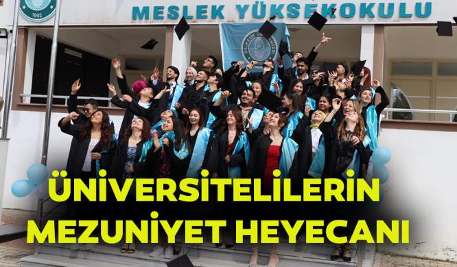 ÜNİVERSİTELİLERİN MEZUNİYET HEYECANI