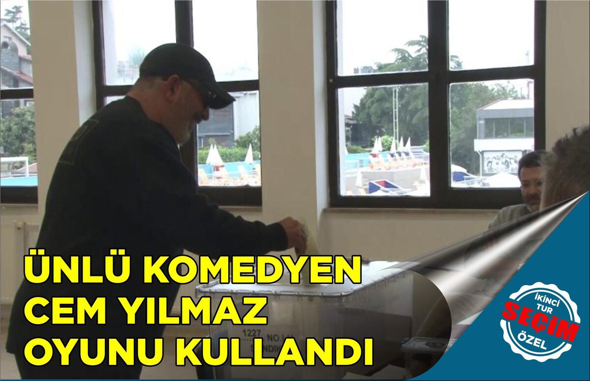 ÜNLÜ KOMEDYEN CEM YILMAZ OYUNU KULLANDI  