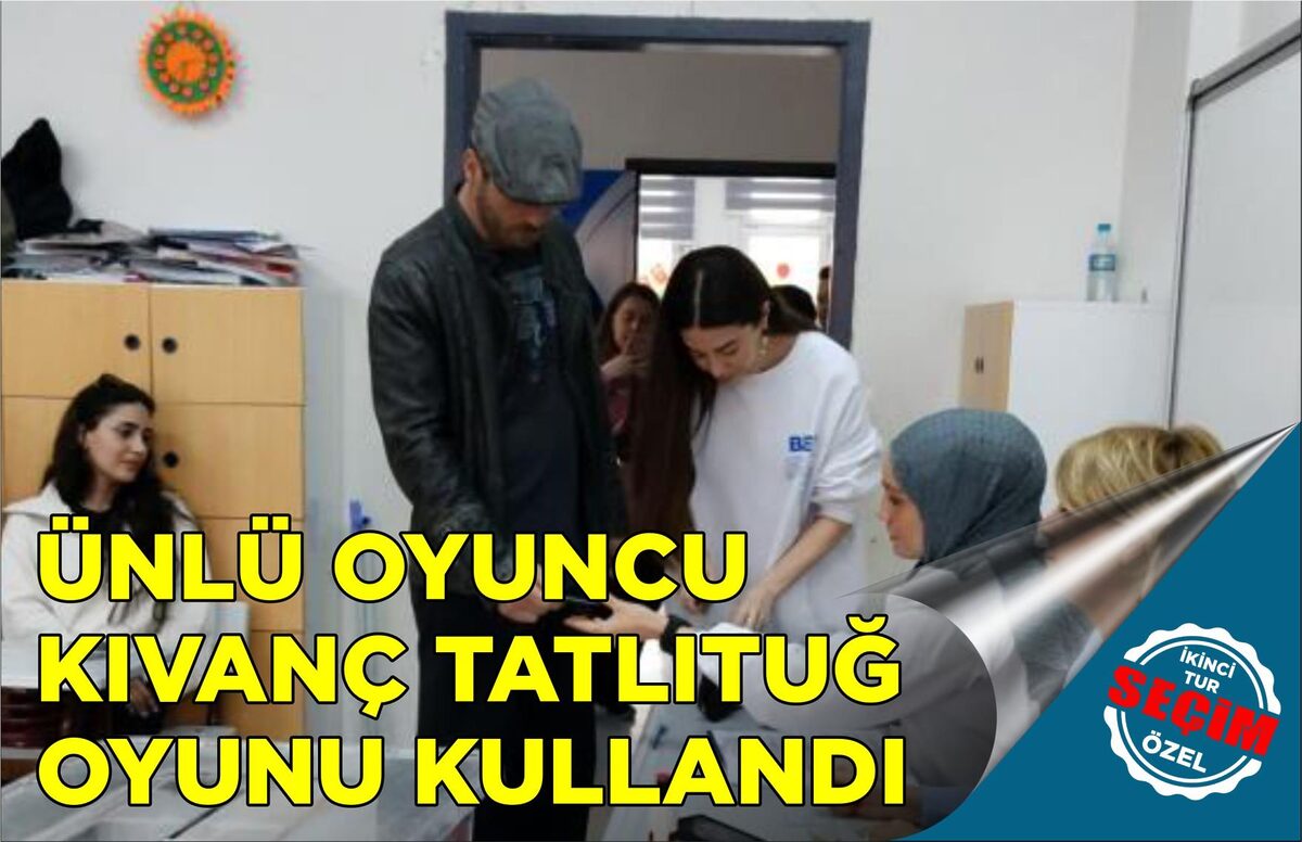 ÜNLÜ OYUNCU KIVANÇ TATLITUĞ OYUNU KULLANDI