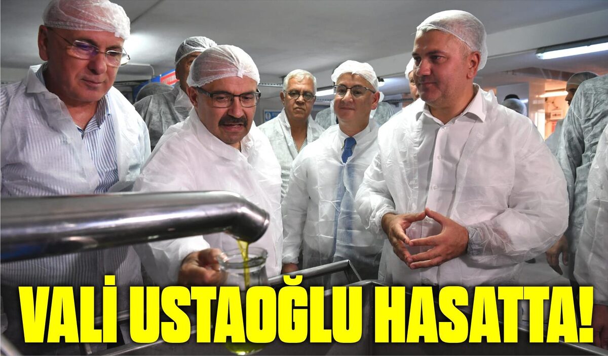 VALİ USTAOĞLU HASATTA!