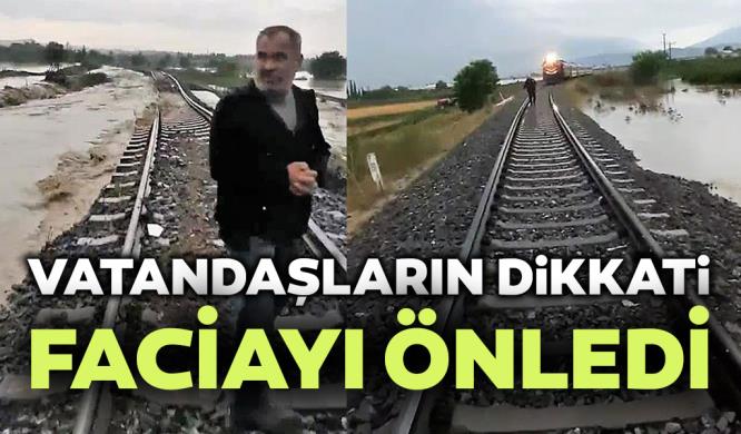 VATANDAŞLARIN DİKKATİ FACİAYI ÖNLEDİ