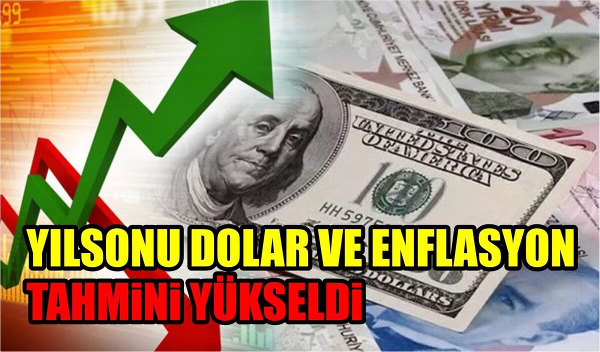 YILSONU DOLAR VE ENFLASYON TAHMİNİ YÜKSELDİ  