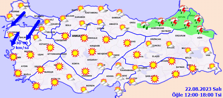 YURTTA BUGUN HAVA NASIL OLACAK - Marmara Bölge: Balıkesir Son Dakika Haberleri ile Hava Durumu