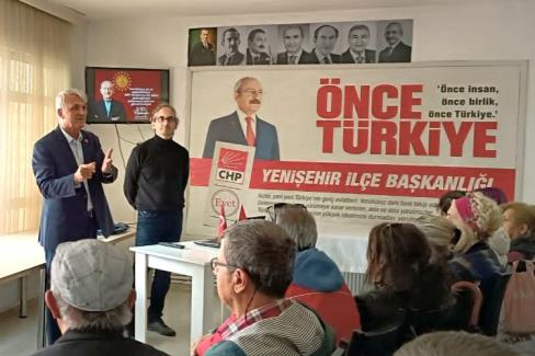 Yenişehir CHP'den sandık güvenliği toplantısı