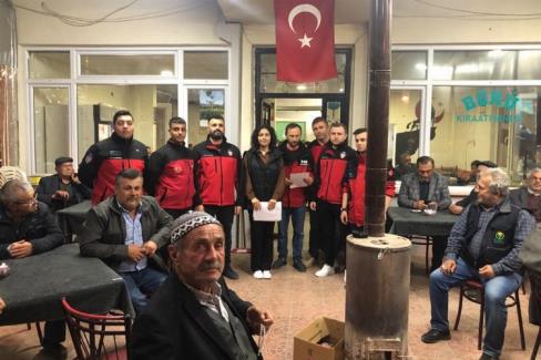 Yenişehir’in köylerinde deprem farkındalık eğitimi