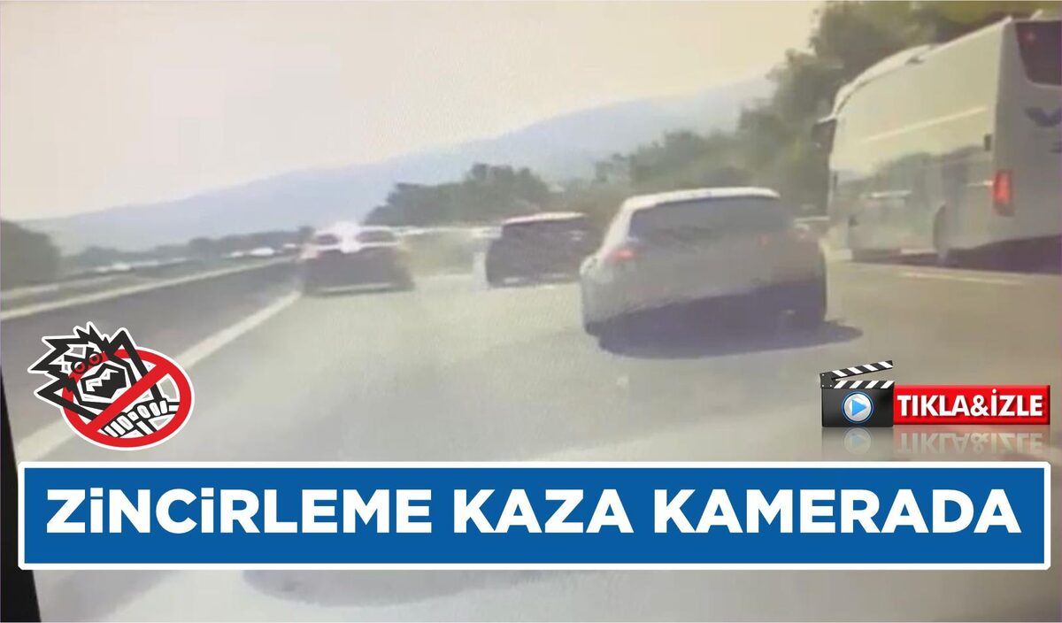 ZİNCİRLEME KAZA KAMERADA