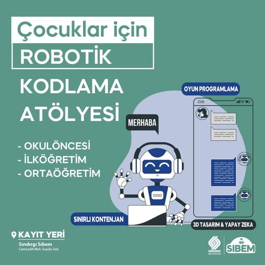 Sındırgı Belediyesi’nden Robotik Kodlama Kursu