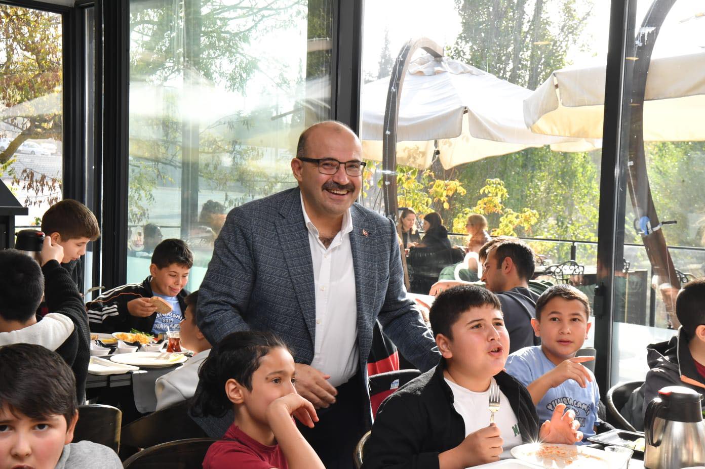 Yıldırım Camii’nde Kur’an Kursu öğrencileri ile buluştu