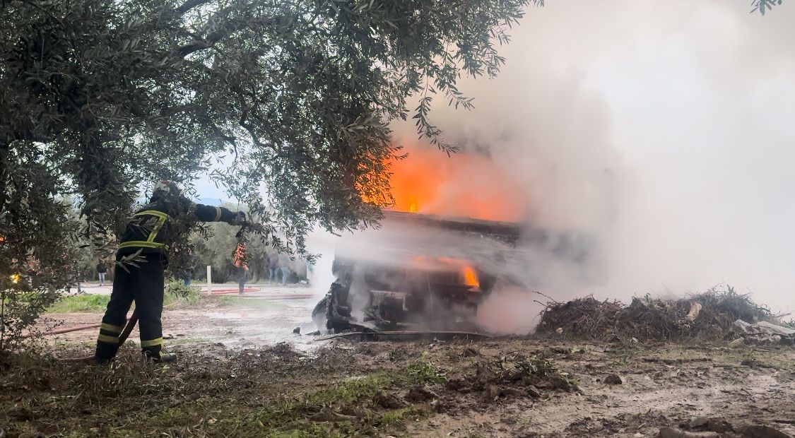 Bursa'nın İznik ilçesinde tanker