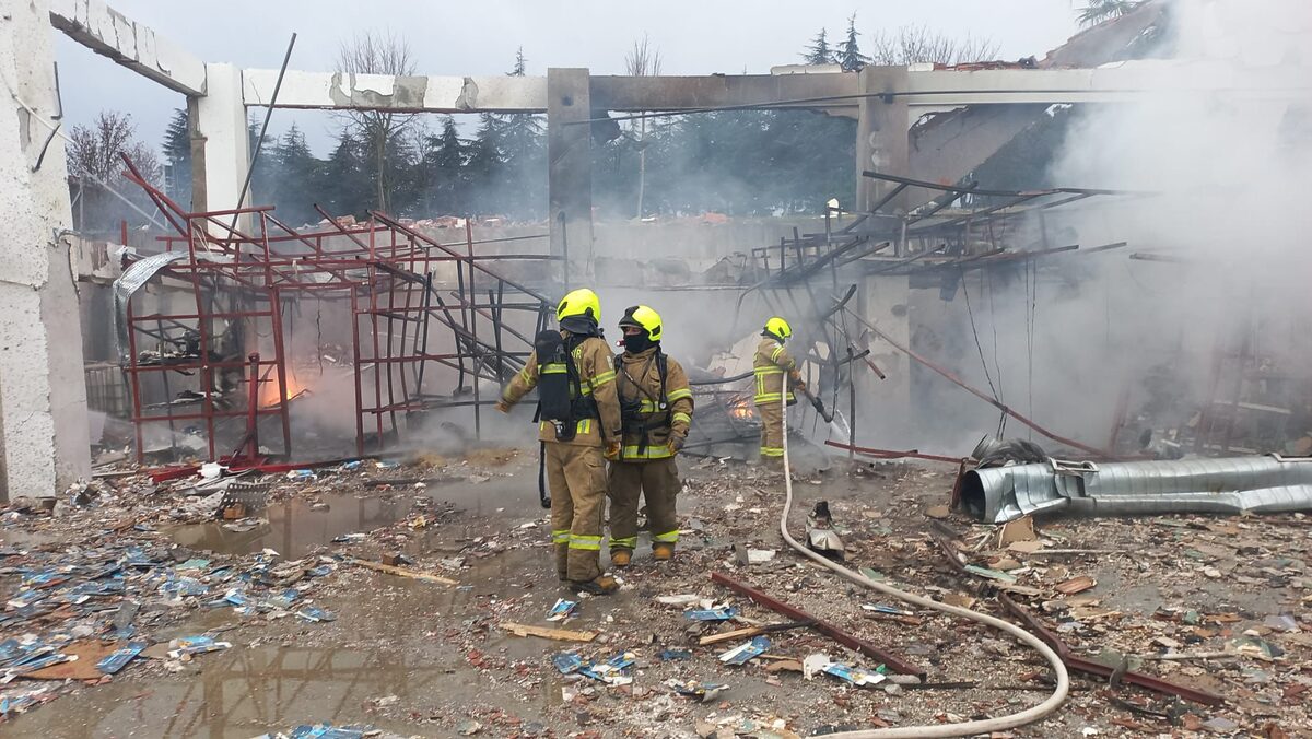 Balıkesir'deki mühimmat fabrikasındaki patlamada