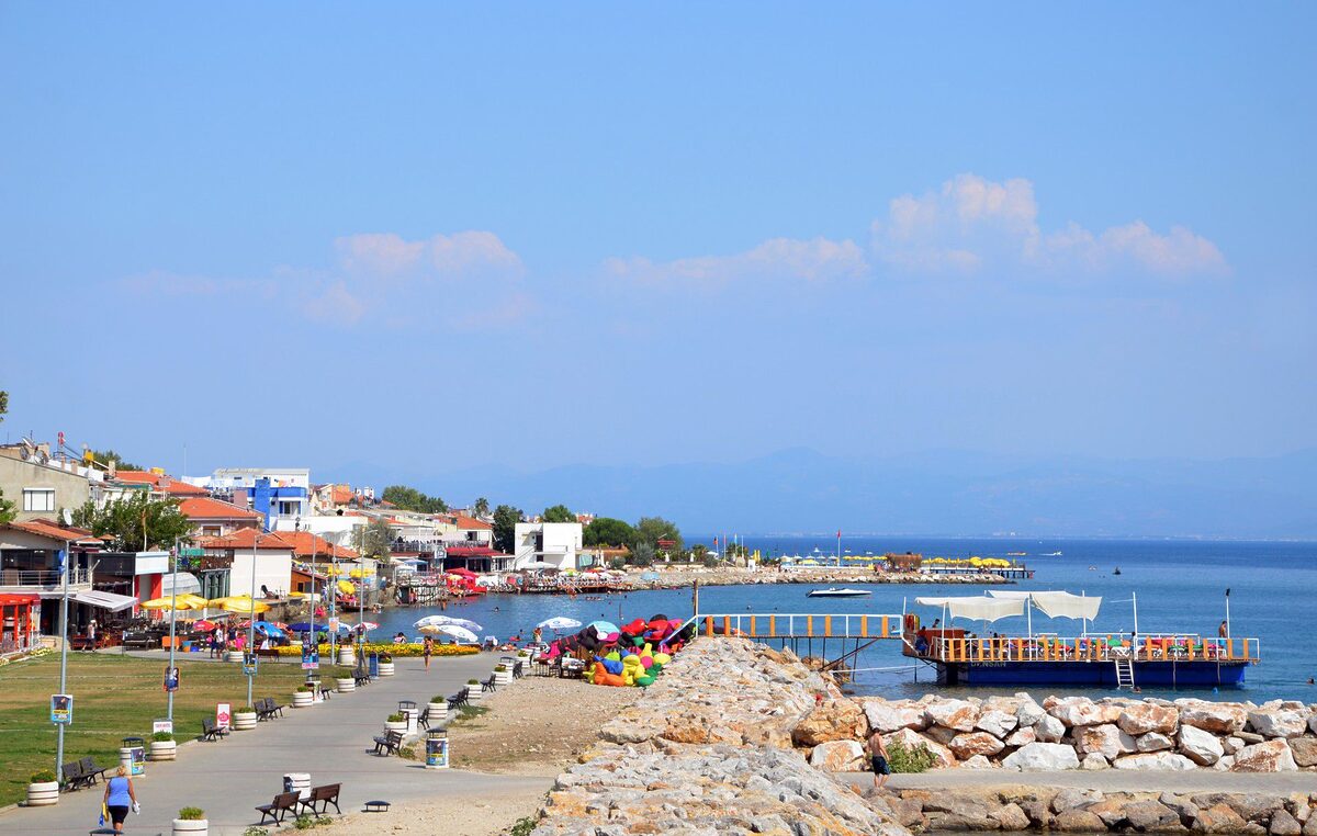 Altınoluk Sahili, tertemiz denizi,