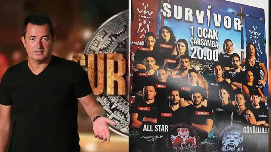 Survivor 2025’in tanıtım fragmanında, sızdırılan afişte yer alan Hikmet Tuğsuz’un