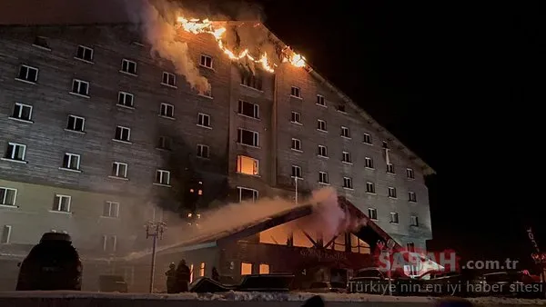 Bolu Kartalkaya Kayak Merkezi’ndeki Grand Kartal Otel’de dün gece saatlerinde