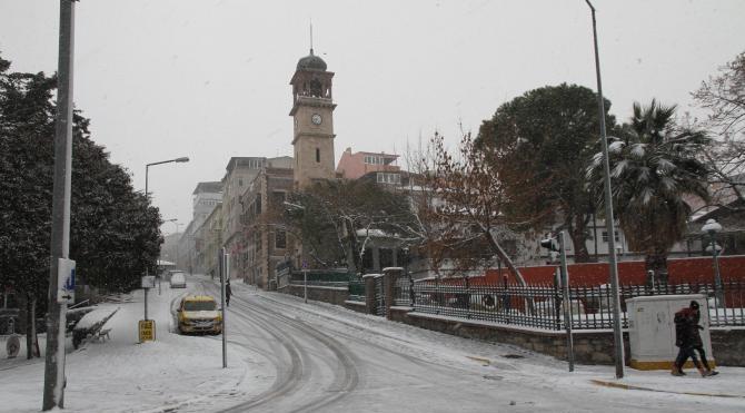 Meteoroloji Genel Müdürlüğü, Balıkesir için soğuk hava ve kar yağışı