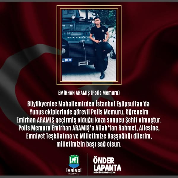 İvrindi Belediye Başkanı Önder Lapanta, görev sırasında geçirdiği kaza sonucu