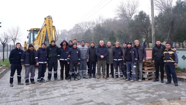 Susurluk Belediye Başkanı Hakan Yıldırım Semizel, Fen İşleri Müdürlüğü ekiplerinin