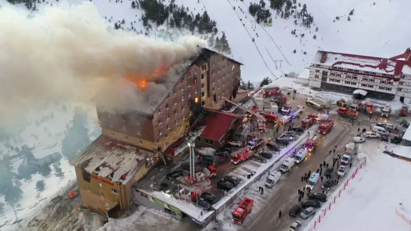 Bolu’nun Kartalkaya Kayak Merkezi’nde bulunan ünlü Grand Kartal Otel’de geçtiğimiz