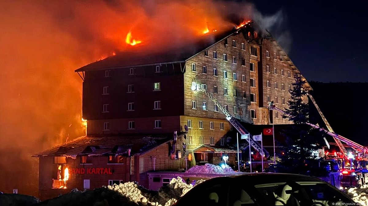 Bolu Kartalkaya’da bulunan Grand Kartal Otel’de meydana gelen ve 78