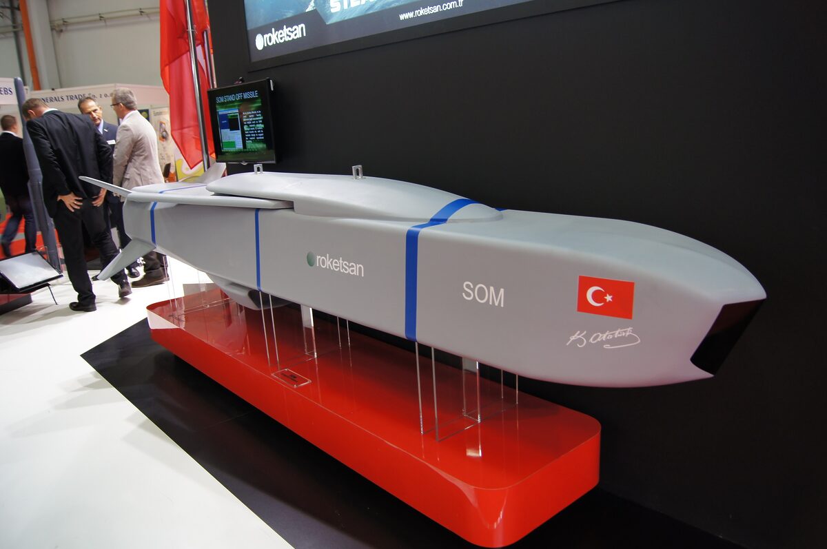 SOM cruise missile mockup on MSPO 2014 - Marmara Bölge: Balıkesir Son Dakika Haberleri ile Hava Durumu