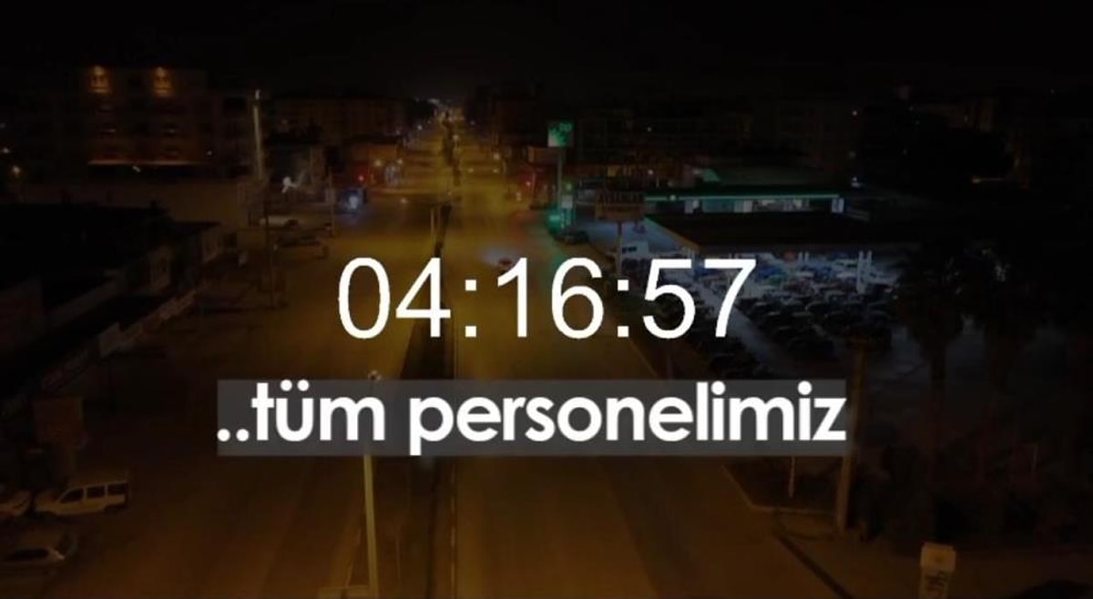 Osmaniye Emniyet Müdürlüğü, 6 Şubat depremlerinin hemen ardından polis telsizlerine