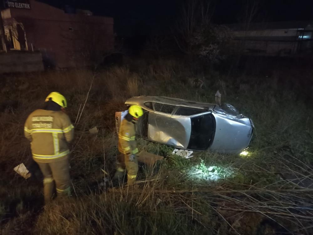 Balıkesir’in Susurluk ilçesinde meydana gelen trafik kazasında, bir otomobil sürücüsü