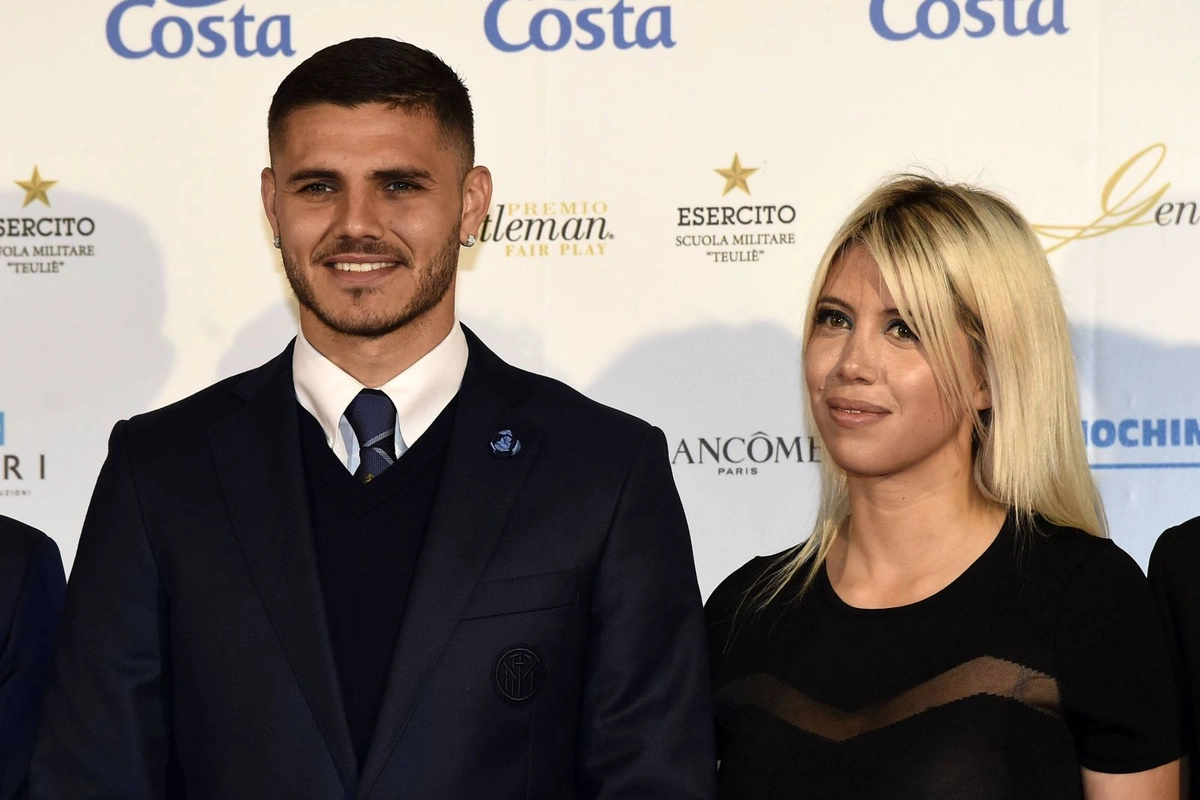 Arjantinli ünlü sunucu Wanda Nara ve futbolcu Mauro Icardi arasındaki