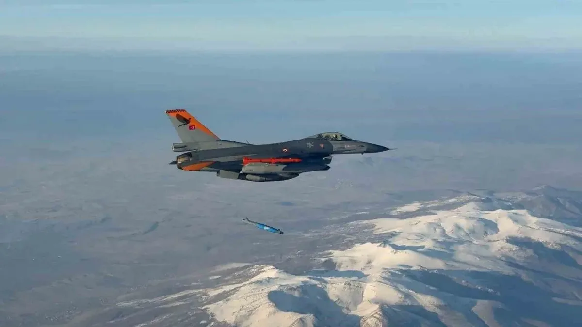 Türkiye'nin savunmadaki yeni gözü Gözde Güdüm Kiti, F-16'dan yapılan test