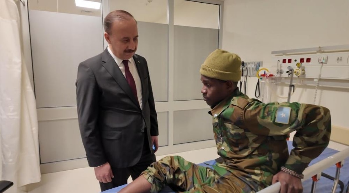 Isparta'da bulunan General İhsan Alper Kışlası'nda eğitim gören Somali uyruklu