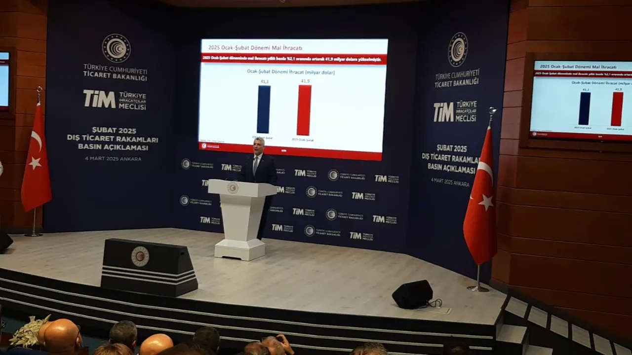 Ticaret Bakanı Ömer Bolat, 2025 yılı şubat ayı ihracat verilerini