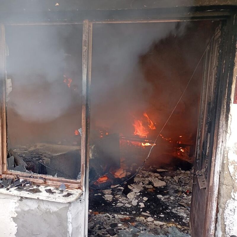 Balıkesir’in Burhaniye ilçesine bağlı kırsal Şarköy Mahallesi’nde sabah saatlerinde çıkan