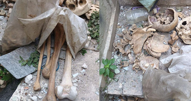 İzmir'in Bornova ilçesinde kentsel dönüşüm yıkıma girecek olan bir binanın