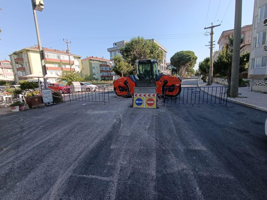 Balıkesir’in Gönen ilçesinde, ulaşım kalitesini artırmak amacıyla Kızılay Caddesi’nde başlatılan