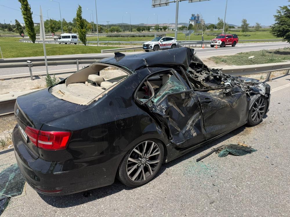 Balıkesir’in Bigadiç ilçesi yakınlarında meydana gelen trafik kazasında, fren sistemi