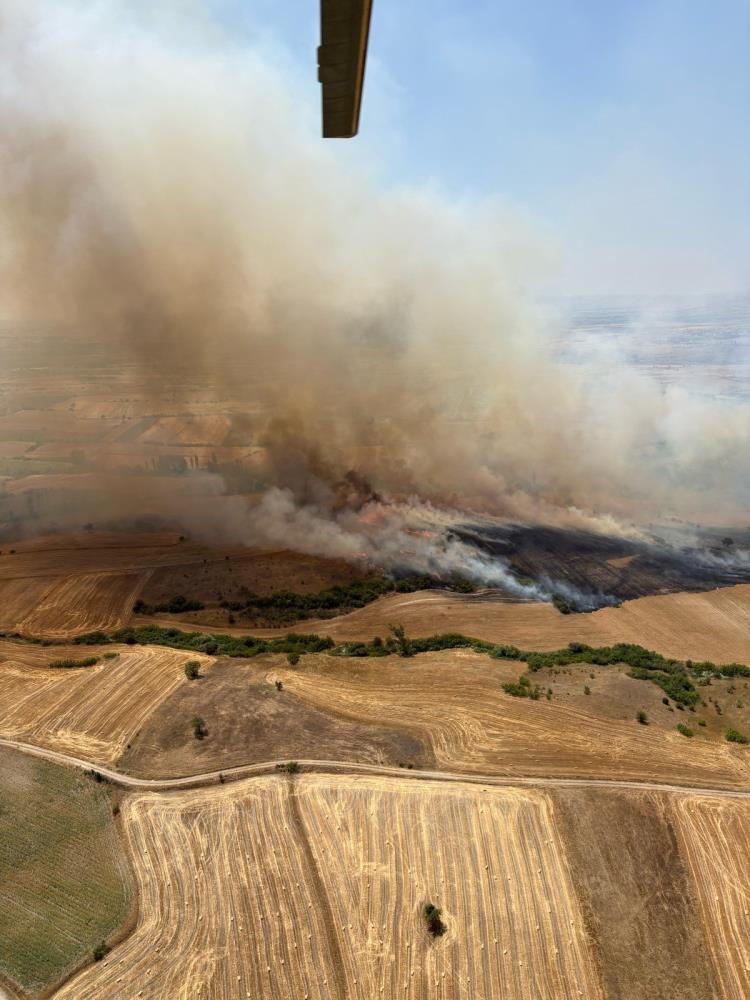 Balıkesir’in Kepsut ilçesinde çıkan arazi yangını, ekipleri alarma geçirdi. Nusret