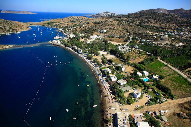 Kimsenin Bilmediği Kalabalıklardan Saklanmış Bir Ege Kasabası aerial photo gumusluk 3 - Marmara Bölge Gazetesi