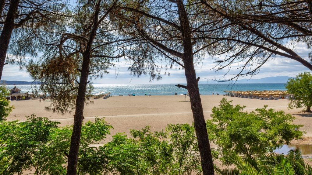 Balıkesir’in Burhaniye ilçesinde yer alan Pelitköy Plajı, yaz sıcaklarının artmasıyla