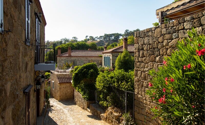 Kaz Dağları’nın yeşiline yaslanmış Edremit Beyoba Mahallesi, tarihi ve doğal