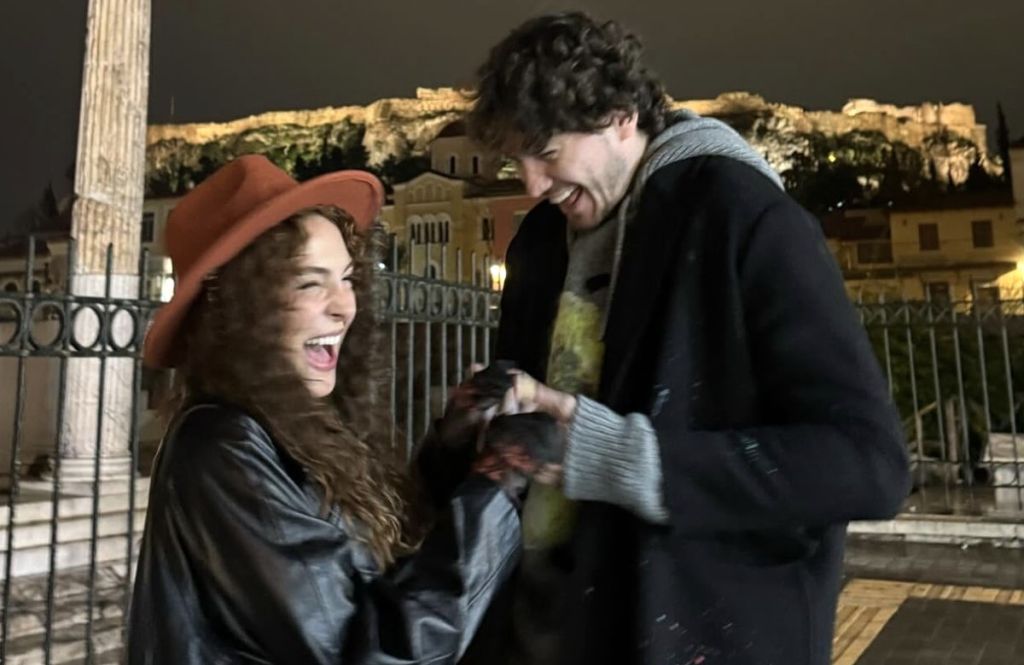 Milli basketbolcu Cedi Osman ve başarılı oyuncu Ebru Şahin, uzun