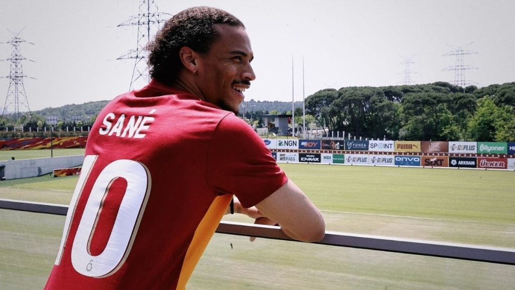 Galatasaray’ın yeni transferi Alman yıldız Leroy Sane, sağlık kontrolü sırasında