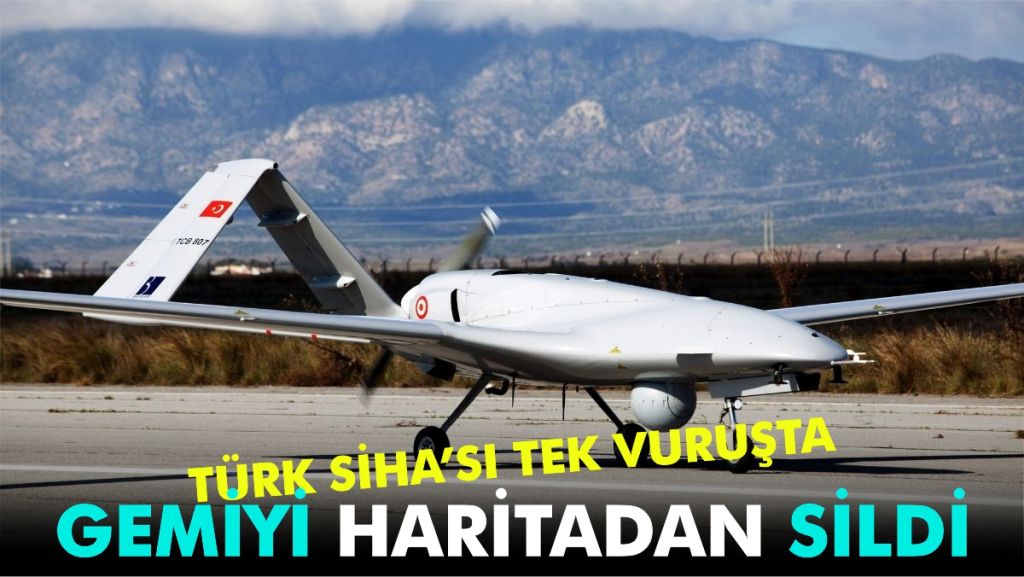 Türkiye'nin yerli ve milli insansız hava aracı Bayraktar TB2, bir