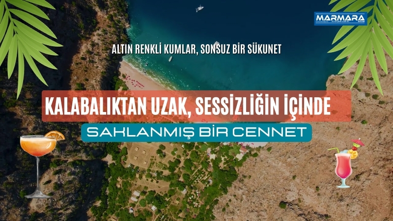 Didim’in gözlerden uzak köşesi Sarıkum Plajı, altın rengi kumları ve