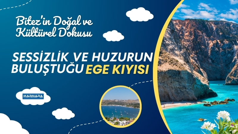 Muğla’nın Bodrum ilçesinde yer alan Bitez Plajı, sakin atmosferi ve